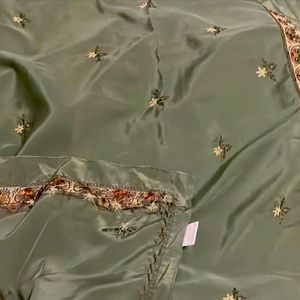 Embroidered Salon saree